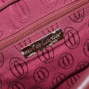 Cartier Must Line Shoulder Bag Leather Bordeaux Gold Tone Auth bs38005A-20