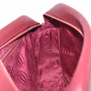 Cartier Must Line Shoulder Bag Leather Bordeaux Gold Tone Auth bs38005A-22