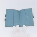HERMES Agenda PM Day Planner Cover Leather Light Blue Silver Auth bs38008-16
