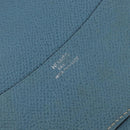 HERMES Agenda PM Day Planner Cover Leather Light Blue Silver Auth bs38008-22