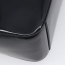CELINE Hand Bag Patent Black Auth bs38013-13