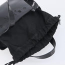 CELINE Hand Bag Patent Black Auth bs38013-16