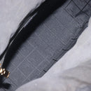 CELINE Hand Bag Patent Black Auth bs38013-19