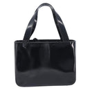 CELINE Hand Bag Patent Black Auth bs38013-3