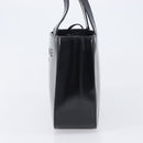CELINE Hand Bag Patent Black Auth bs38013-4