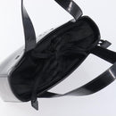 CELINE Hand Bag Patent Black Auth bs38013-6