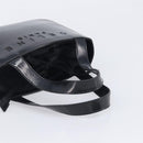 CELINE Hand Bag Patent Black Auth bs38013-7