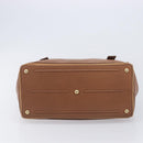 Saint Laurent Muse To Hand Bag Leather Brown Gold Tone 229680 Auth bs38016-10