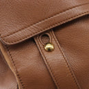 Saint Laurent Muse To Hand Bag Leather Brown Gold Tone 229680 Auth bs38016-16