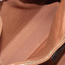 Saint Laurent Muse To Hand Bag Leather Brown Gold Tone 229680 Auth bs38016-19