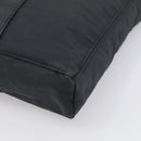 HERMES Akapu Luco Bandouliere MM Shoulder Bag Nylon Black Silver Auth bs38026-10