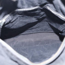 HERMES Akapu Luco Bandouliere MM Shoulder Bag Nylon Black Silver Auth bs38026-15