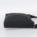 HERMES Akapu Luco Bandouliere MM Shoulder Bag Nylon Black Silver Auth bs38026-5