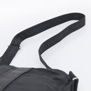 HERMES Akapu Luco Bandouliere MM Shoulder Bag Nylon Black Silver Auth bs38026-8