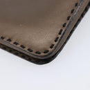 LOEWE Clutch Bag Leather Brown Auth bs38037-10