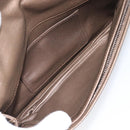 LOEWE Clutch Bag Leather Brown Auth bs38037-16