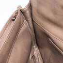 LOEWE Clutch Bag Leather Brown Auth bs38037-18