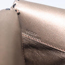LOEWE Clutch Bag Leather Brown Auth bs38037-21