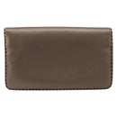 LOEWE Clutch Bag Leather Brown Auth bs38037-3