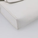 HERMES Shoulder Bag Leather White Gold Auth bs38040-11