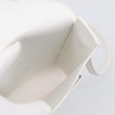 HERMES Shoulder Bag Leather White Gold Auth bs38040-16