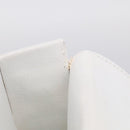 HERMES Shoulder Bag Leather White Gold Auth bs38040-18