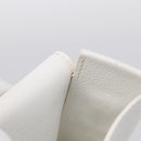 HERMES Shoulder Bag Leather White Gold Auth bs38040-19