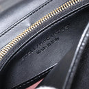 Stella McCartney Fabera Long Wallet Polyester Black Gold Auth bs38046-19