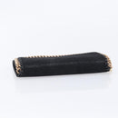 Stella McCartney Fabera Long Wallet Polyester Black Gold Auth bs38046-6