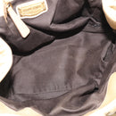 Miu Miu Matelasse Hand Bag Leather 2way Beige Gold Auth bs38051-20