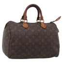 LOUIS VUITTON Monogram Speedy 30 Hand Bag M41526 LV Auth bs38055-1