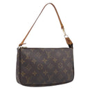 LOUIS VUITTON Monogram Pochette Accessoires Pouch M51980 LV Auth bs38057-1