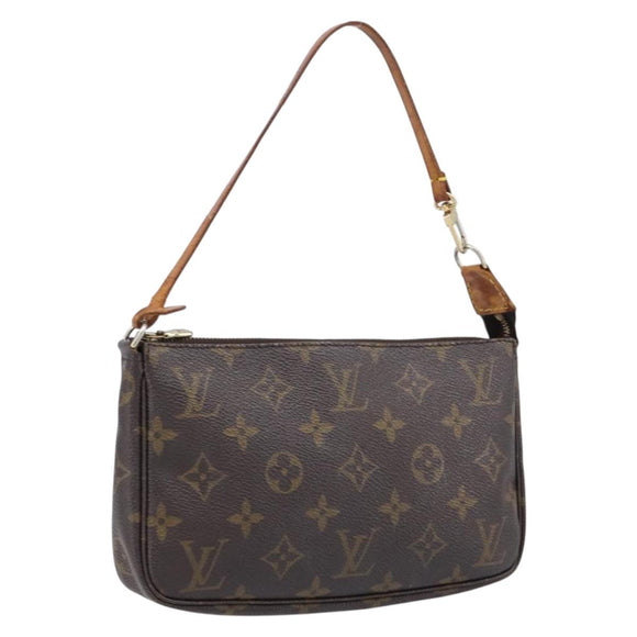 LOUIS VUITTON Monogram Pochette Accessoires Pouch M51980 LV Auth bs38057