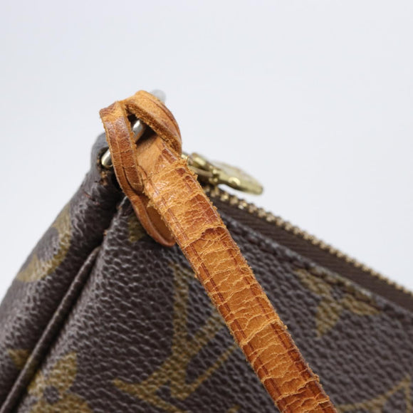 LOUIS VUITTON Monogram Pochette Accessoires Pouch M51980 LV Auth bs38057