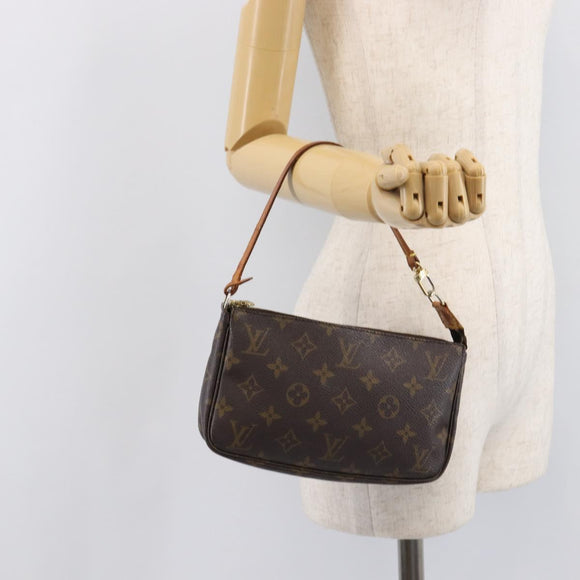 LOUIS VUITTON Monogram Pochette Accessoires Pouch M51980 LV Auth bs38057