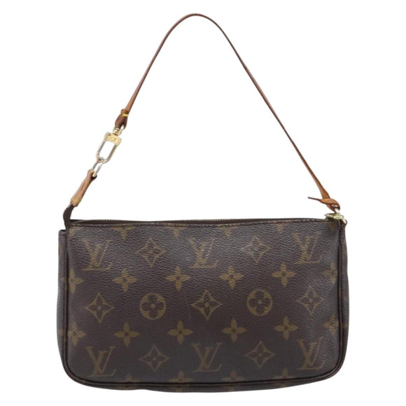 LOUIS VUITTON Monogram Pochette Accessoires Pouch M51980 LV Auth bs38057