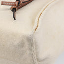 LOEWE Cushion Tote Bag Canvas White Auth bs38063A-13