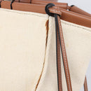 LOEWE Cushion Tote Bag Canvas White Auth bs38063A-15