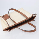 LOEWE Cushion Tote Bag Canvas White Auth bs38063A-7