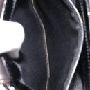 CHANEL Matelasse Hand Bag Patent Leather Black Gold CC Auth bs38065-23