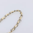 CHANEL Chain Belt Metal 31.5"" Silver CC Auth bs38068-13