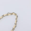 CHANEL Chain Belt Metal 31.5"" Silver CC Auth bs38068-7