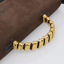LOEWE Velazquez Hand Bag Leather 2way Black Gold Auth bs38072-7