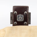 FENDI Zucca Canvas Mamma Baguette Shoulder Bag Beige Silver Auth bs38073A-16