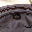 FENDI Zucca Canvas Mamma Baguette Shoulder Bag Beige Silver Auth bs38073A-19