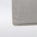 CHANEL Icon Line Long Wallet Leather Champagne Gold CC Auth bs38074-12