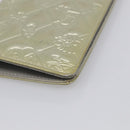 CHANEL Icon Line Long Wallet Leather Champagne Gold CC Auth bs38074-8