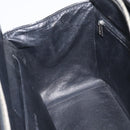 CHANEL Chain Matelasse Shoulder Bag Patent Leather Black Silver CC Auth bs38075-18