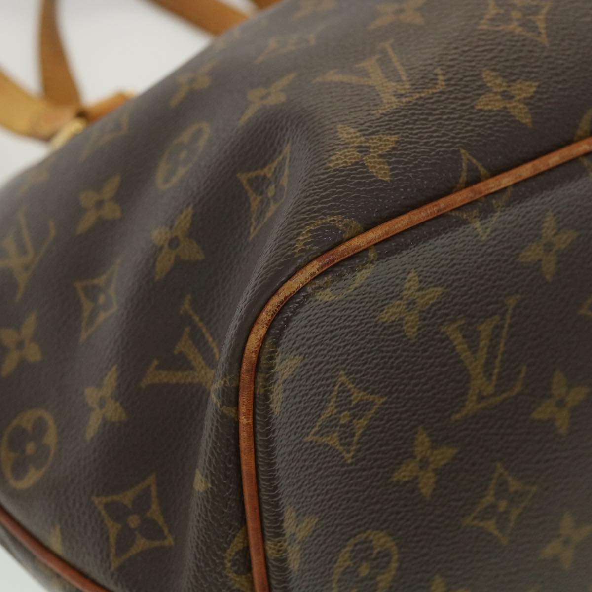 LOUIS VUITTON Monogram Palermo PM Tote Bag M40145 LV Auth bs4478