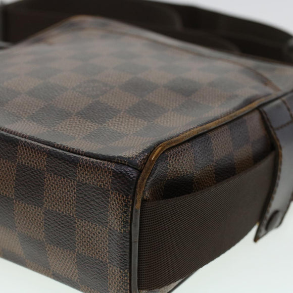 LOUIS VUITTON Damier Ebene Olaf PM Shoulder Bag N41442 LV Auth bs5247